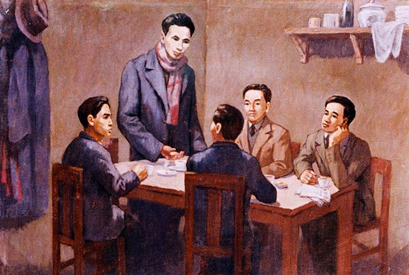 Hội nghị thành lập Đảng Cộng sản Việt Nam, ngày 3/2/1930. Ảnh: TL