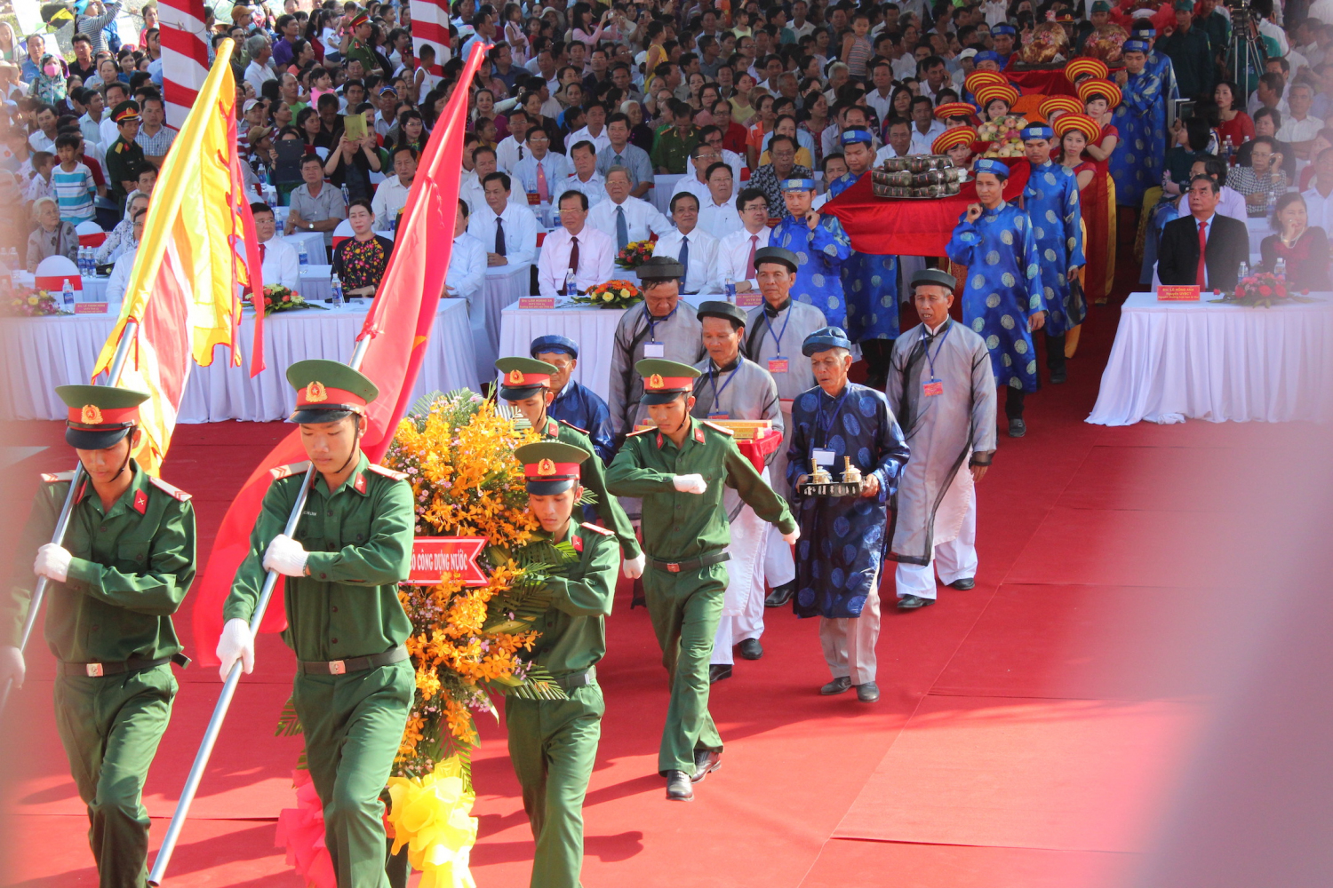 Kiên Giang tổ chức Lễ Giỗ Tổ Hùng Vương, tại Đền thờ Quốc Tổ Hùng Vương, ấp Đông Bình, thị trấn Tân Hiệp, huyện Tân Hiệp.